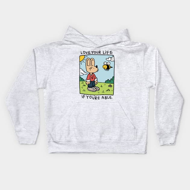 Benny<3 Life. Kids Hoodie by MilkMoneyBooks